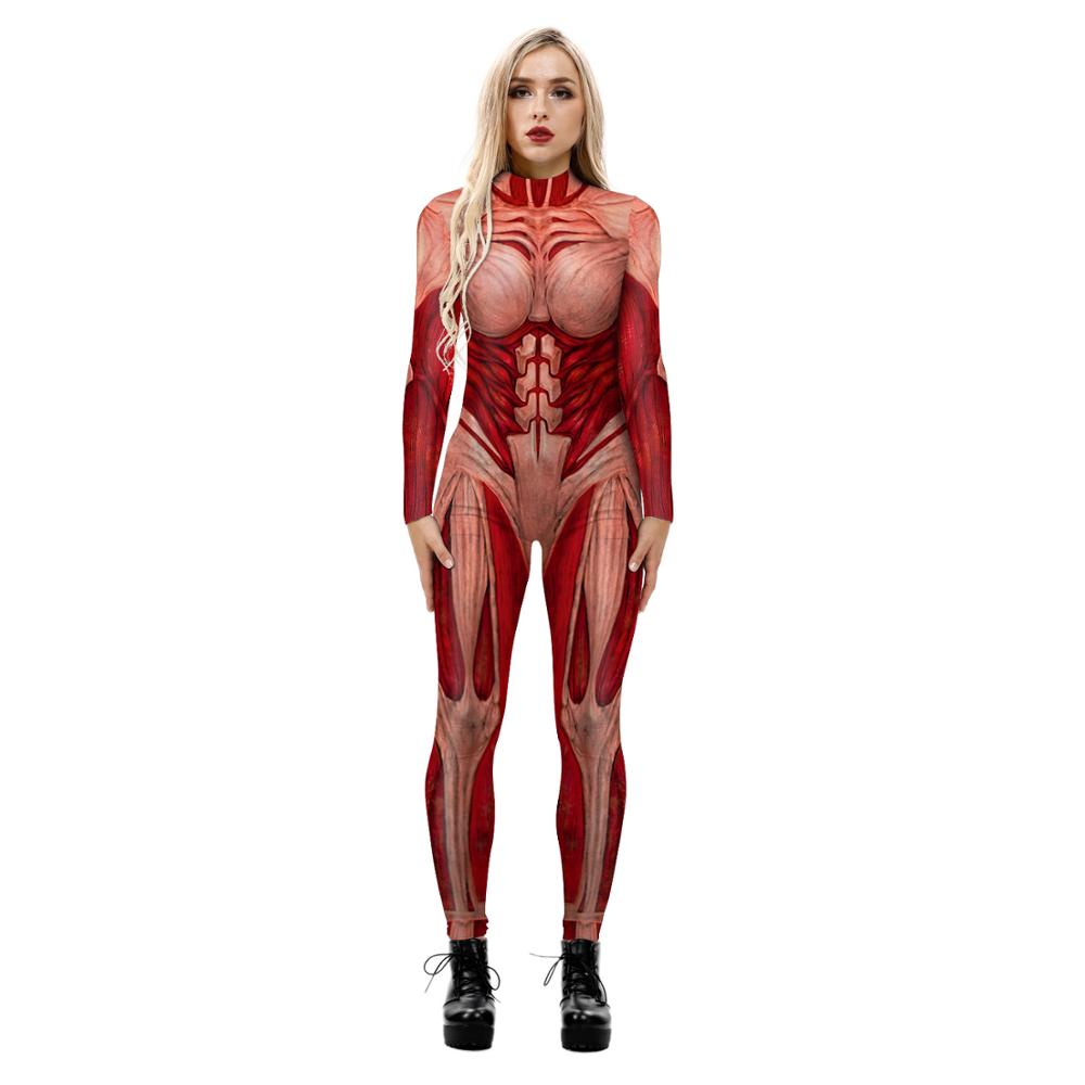 Halloween Annie Leonhardt Female Titan Cosplay Costumes 3D Print Attack on Titan Female/Male Zentai Catsuit Girls Bodysuit