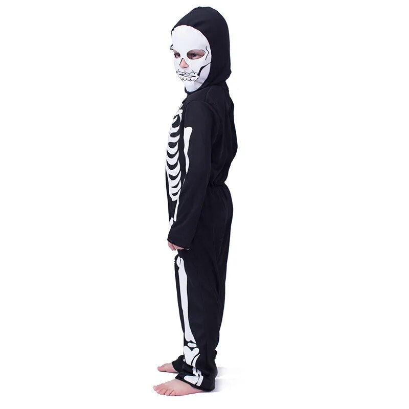 Halloween Children Costumes Cos Masquerade Costumes for Men and Women Skull Skeleton Ghost Clothes Horror Clothes Costumes