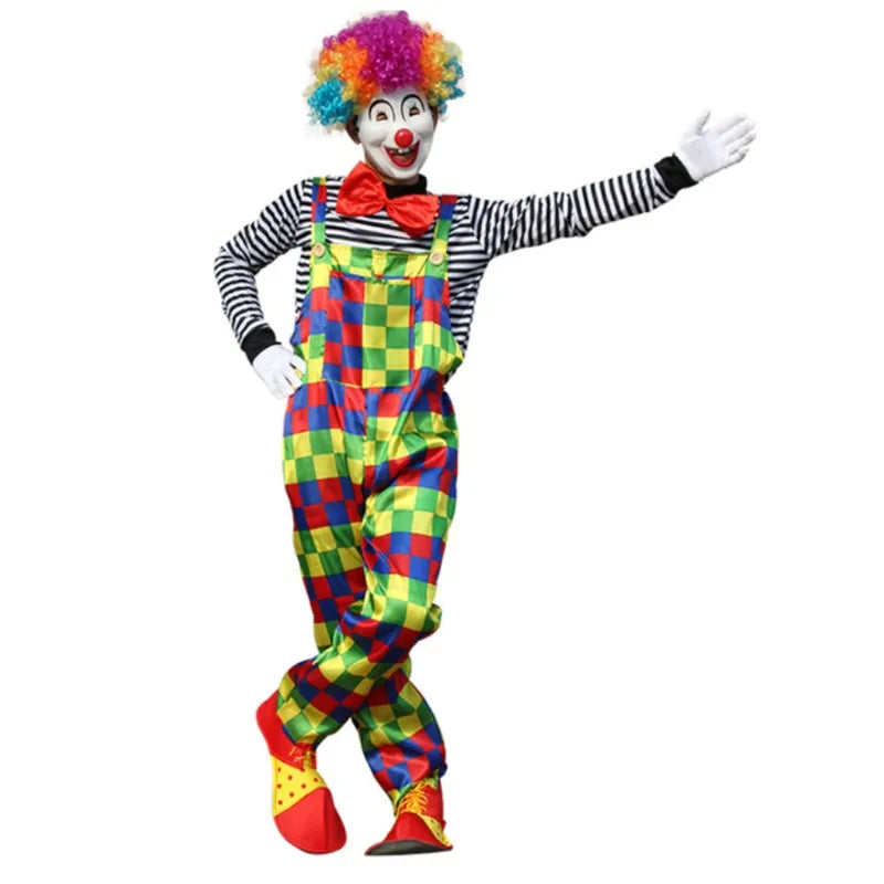 Halloween Dress Up Parties Clown Costumes Role Play and Carnival Cosplay Props Comfortable Fit Costume Clothing