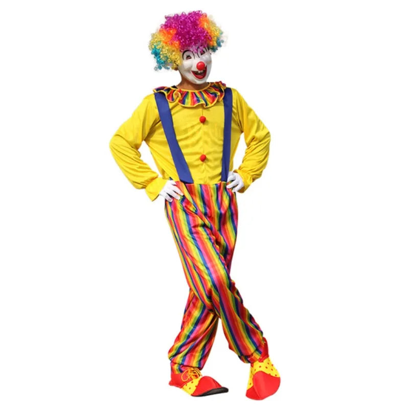Halloween Dress Up Parties Clown Costumes Role Play and Carnival Cosplay Props Comfortable Fit Costume Clothing