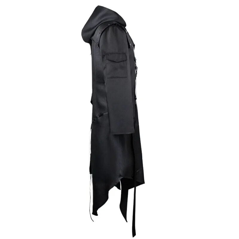 Halloween Medieval Retro Gothic Men Cosplay Costume Long Trench Autumn and Winter Christmas Carnival Party Outfits