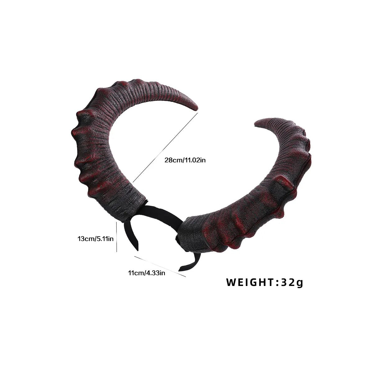 Halloween Ornaments Funny Props Carnival Party Decoration Demon Horns Headgear Ghost Festival Prom Headband Cosplay Accessories