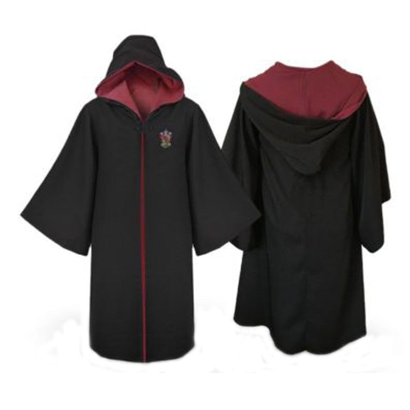 Harried Potter Girls Halloween Costume Slytherinn Granger Magic Robe Green Red Blue Ties School Cloak Dress Cosplay Costumes