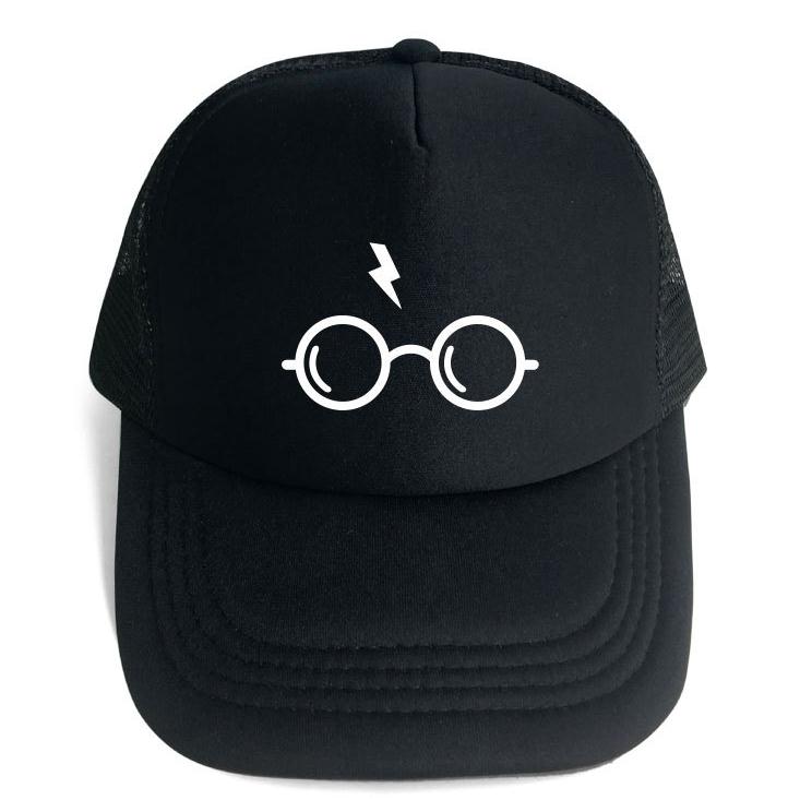 Potter Baseball Cap Badge Sun Protection Hat 3D Printed Outdoor Leisure Cap for Kids Fans Birthday Gift