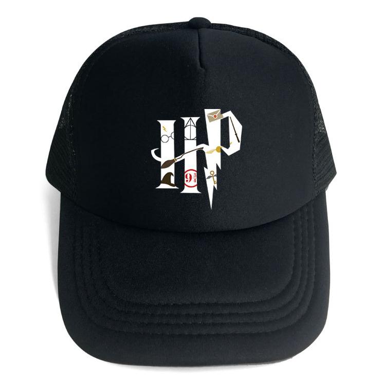 Potter Baseball Cap Badge Sun Protection Hat 3D Printed Outdoor Leisure Cap for Kids Fans Birthday Gift