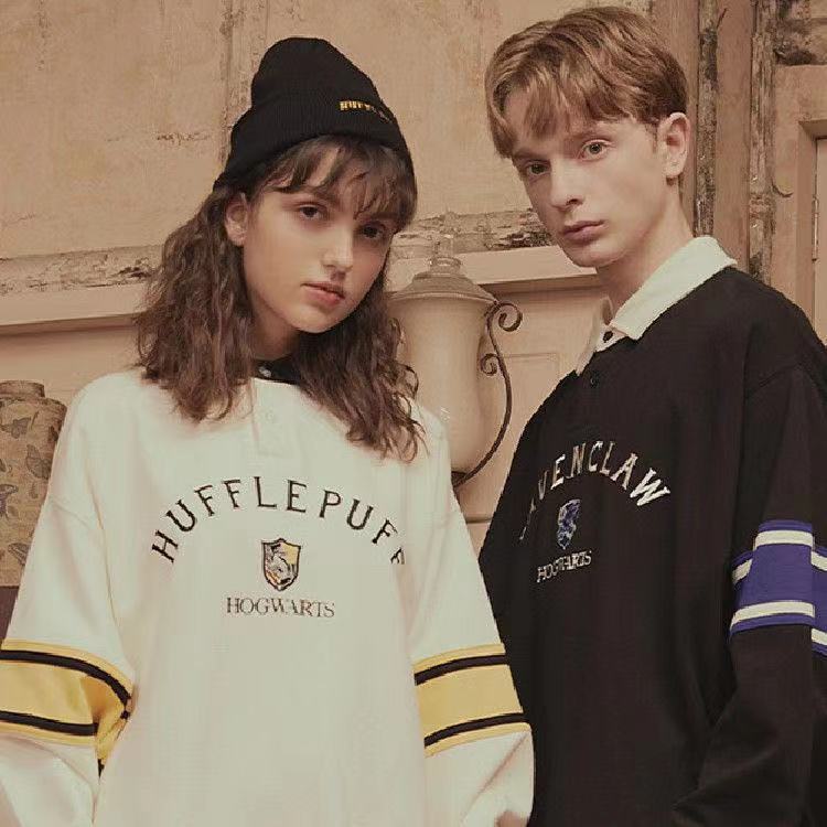 Cosplay Costume Sweatshirt Gryffindor Slytherin Hermione Novelty Accessories Hufflepuff Ravenclaw Couple Sweatshirt