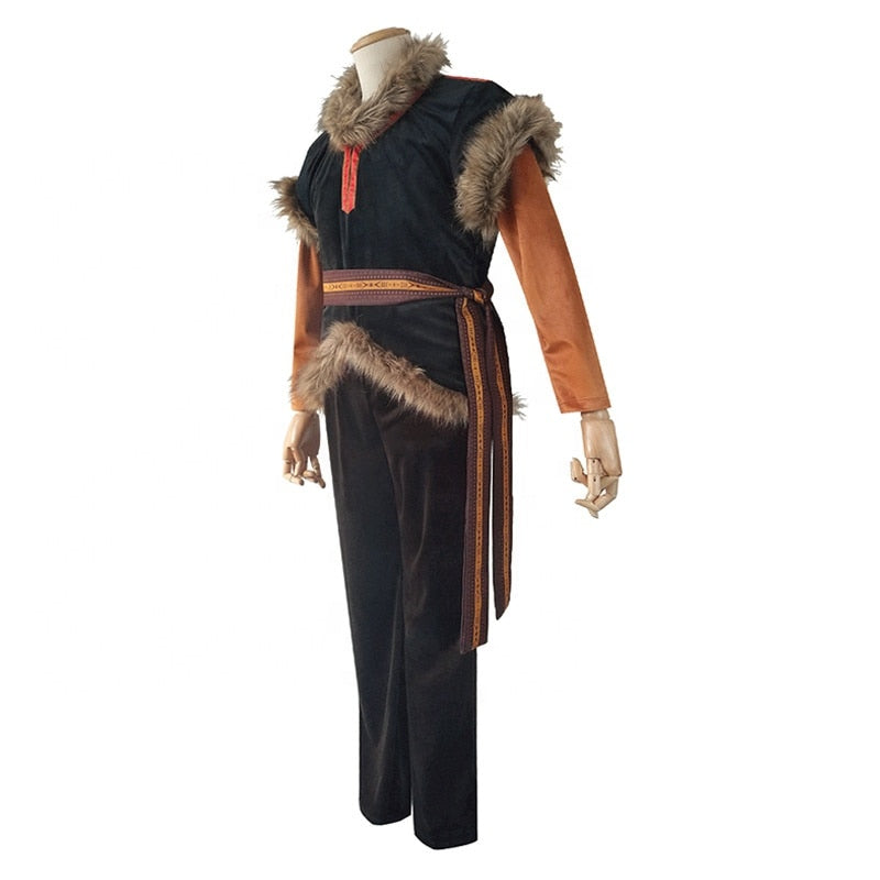 Anime Movie Costume Halloween Clothes Fro Zen Kristoff Cosplay Costume for Men