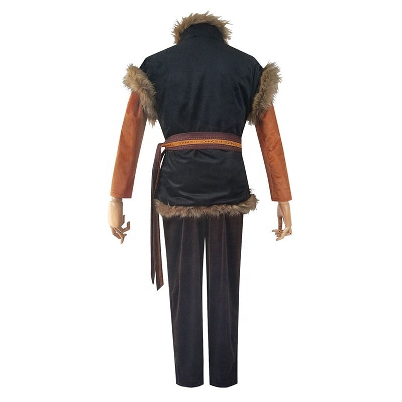 Anime Movie Costume Halloween Clothes Fro Zen Kristoff Cosplay Costume for Men