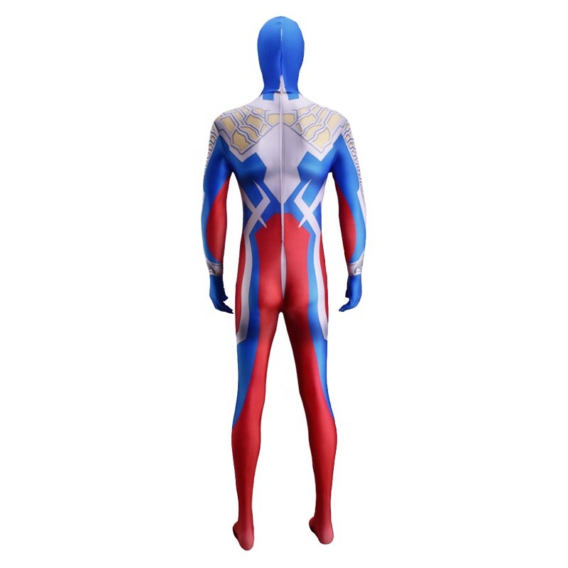 Hot Trick or Treat Bodysuit Children&#39;s Costumes Ultraman Suit Adult Halloween Ultraman Zero Cosplay with Face