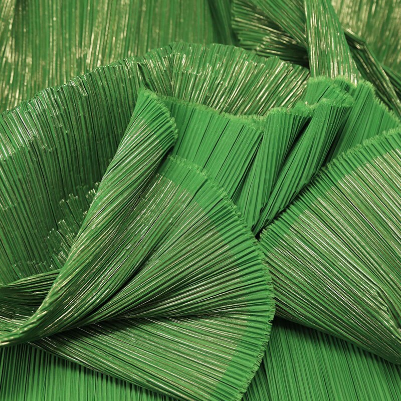INS HOT Big Brand Design Pleated Fabric Per Half Meter,Designer Fabric for Sewing Fashion Creative Shape DIY Decoration Material