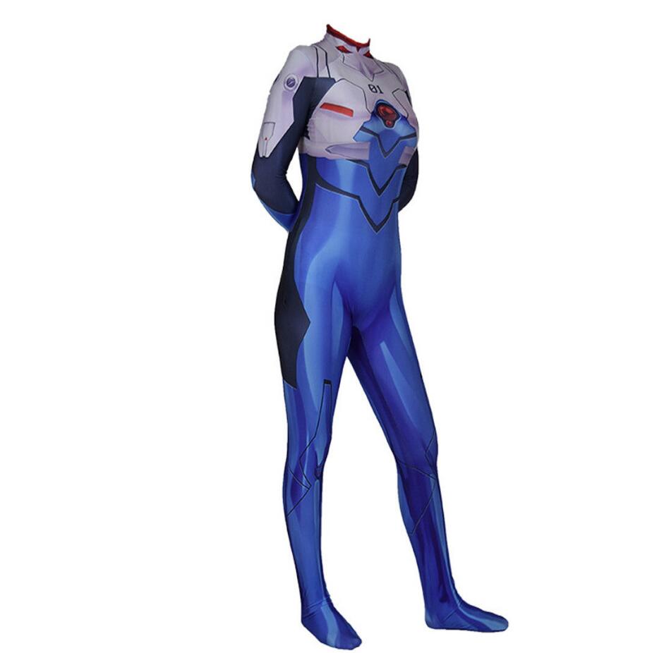 Ikari Shinji Cosplay Costume Halloween Boys Man Bodysuit Shinji Plugsuit Superhero Catsuit Zentai Suits Adults Kids