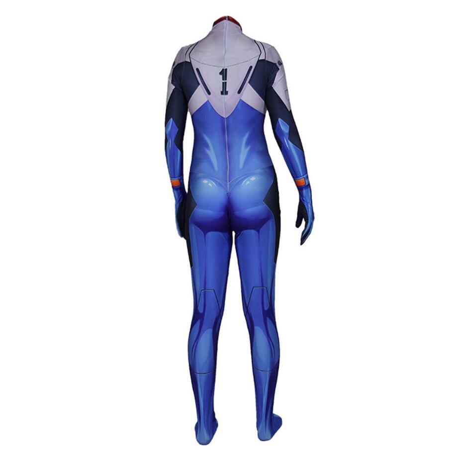 Ikari Shinji Cosplay Costume Halloween Boys Man Bodysuit Shinji Plugsuit Superhero Catsuit Zentai Suits Adults Kids