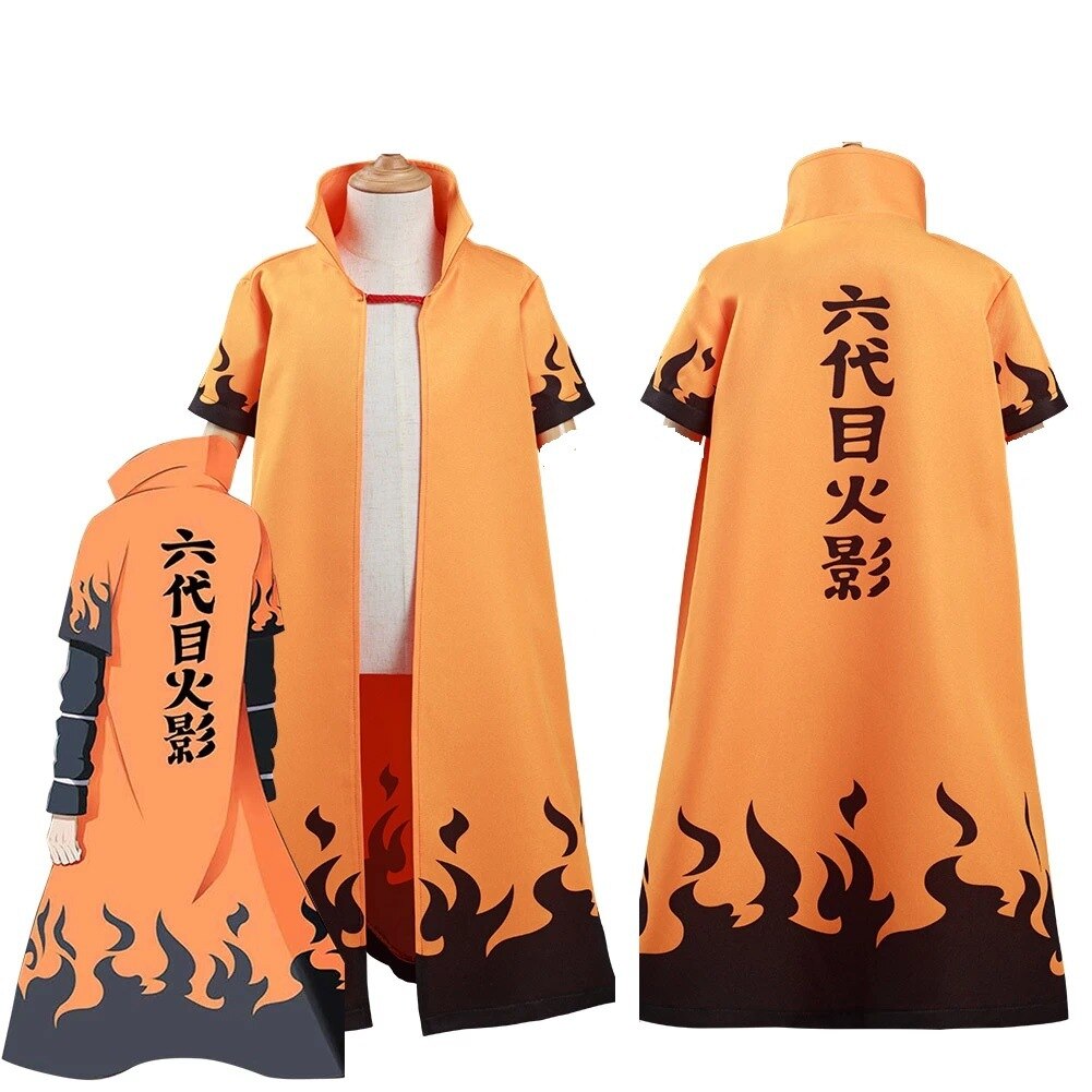 Japanese Movie Costume Ninja Cosplay Costume Adult Halloween Costume Cloak Narutos Cloak