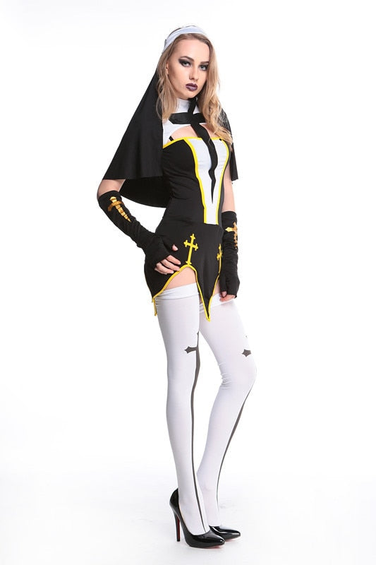 Lingerie   COSPLAY Costumes Nun Game Uniforms   Halloween
