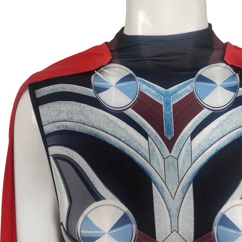 Thor Love and Thunder Superhero Costume Jumpsuit Halloween Costume for Girls