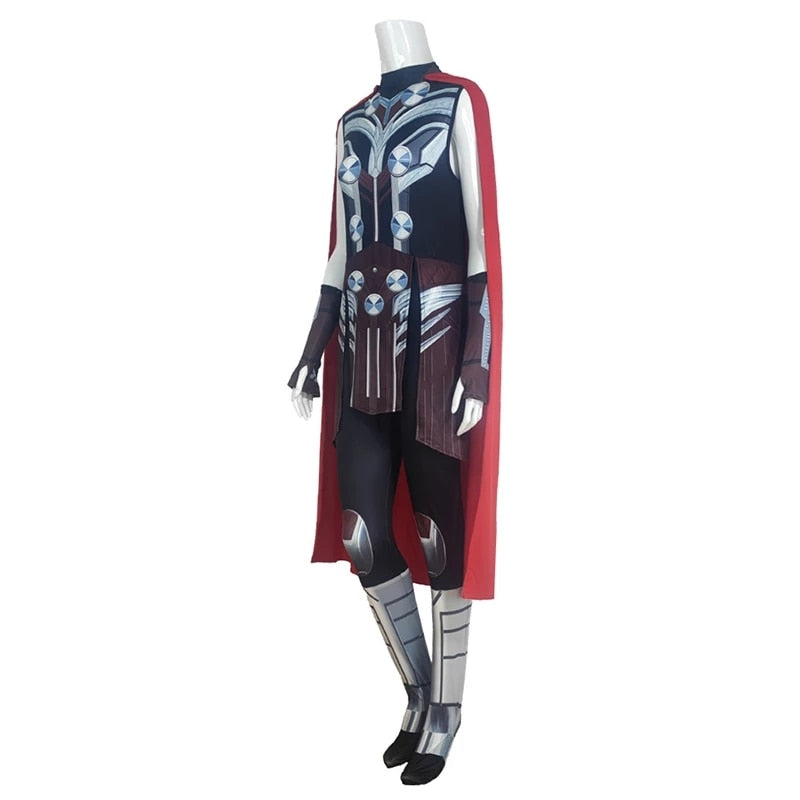 Thor Love and Thunder Superhero Costume Jumpsuit Halloween Costume for Girls
