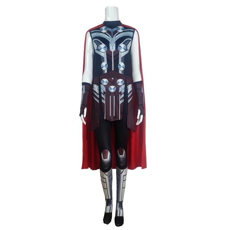 Thor Love and Thunder Superhero Costume Jumpsuit Halloween Costume for Girls