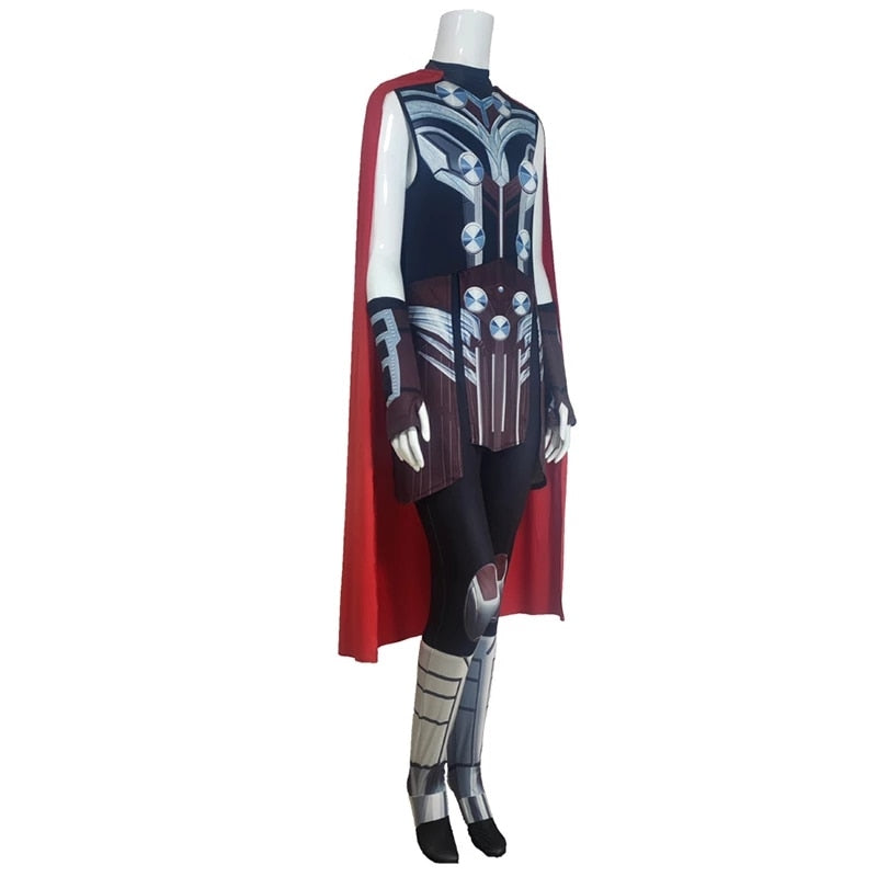 Thor Love and Thunder Superhero Costume Jumpsuit Halloween Costume for Girls