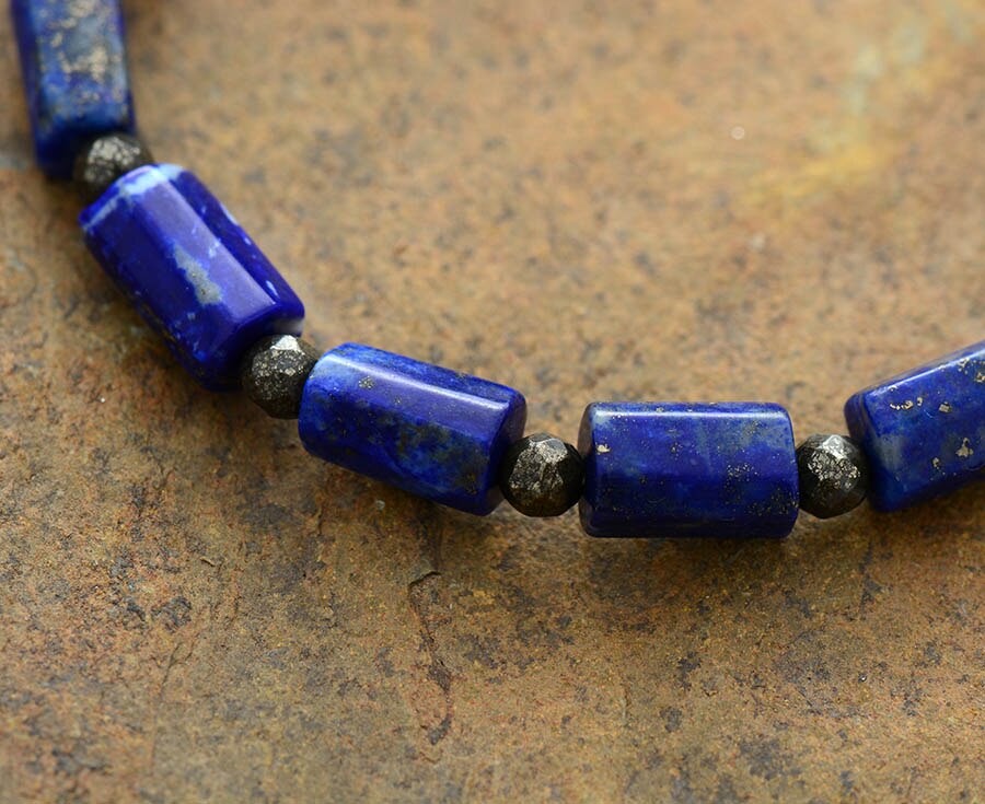 Stretch Bracelet Lapis Elastic Bracelets Yoga Mala Bracelets Couples Jewelry