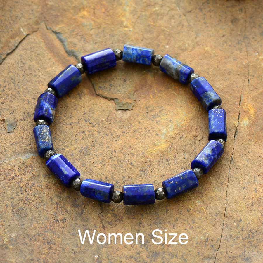 Stretch Bracelet Lapis Elastic Bracelets Yoga Mala Bracelets Couples Jewelry