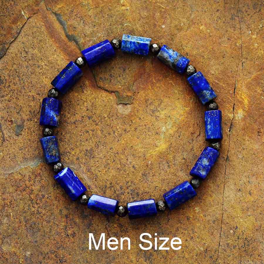 Stretch Bracelet Lapis Elastic Bracelets Yoga Mala Bracelets Couples Jewelry