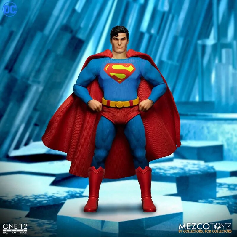 Mezco ONE:12 Collective Superman 1/12 Action Figure Man of Steel Edition Action Figure Model mainan hadiah