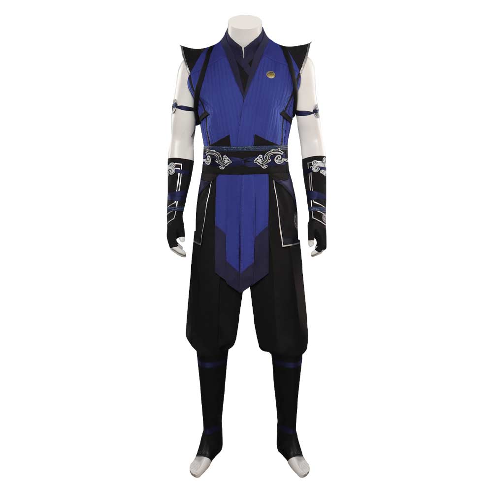 Mortal Cos Kombat Sub-Zero Cosplay Top Pants Costume Mask Men Male Fantasia Disguise Outfits Halloween Carnival Role Play Suit