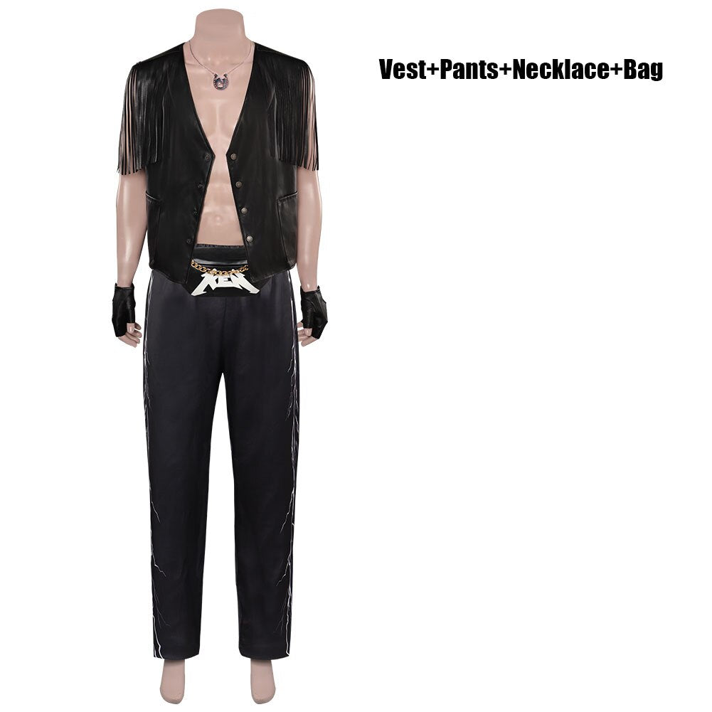 Movie Barbier Margot Ken Cosplay Hat Vest Jacket Headband Costume Men Women Gloves Cape Hairband Halloween Party Disguise Suit