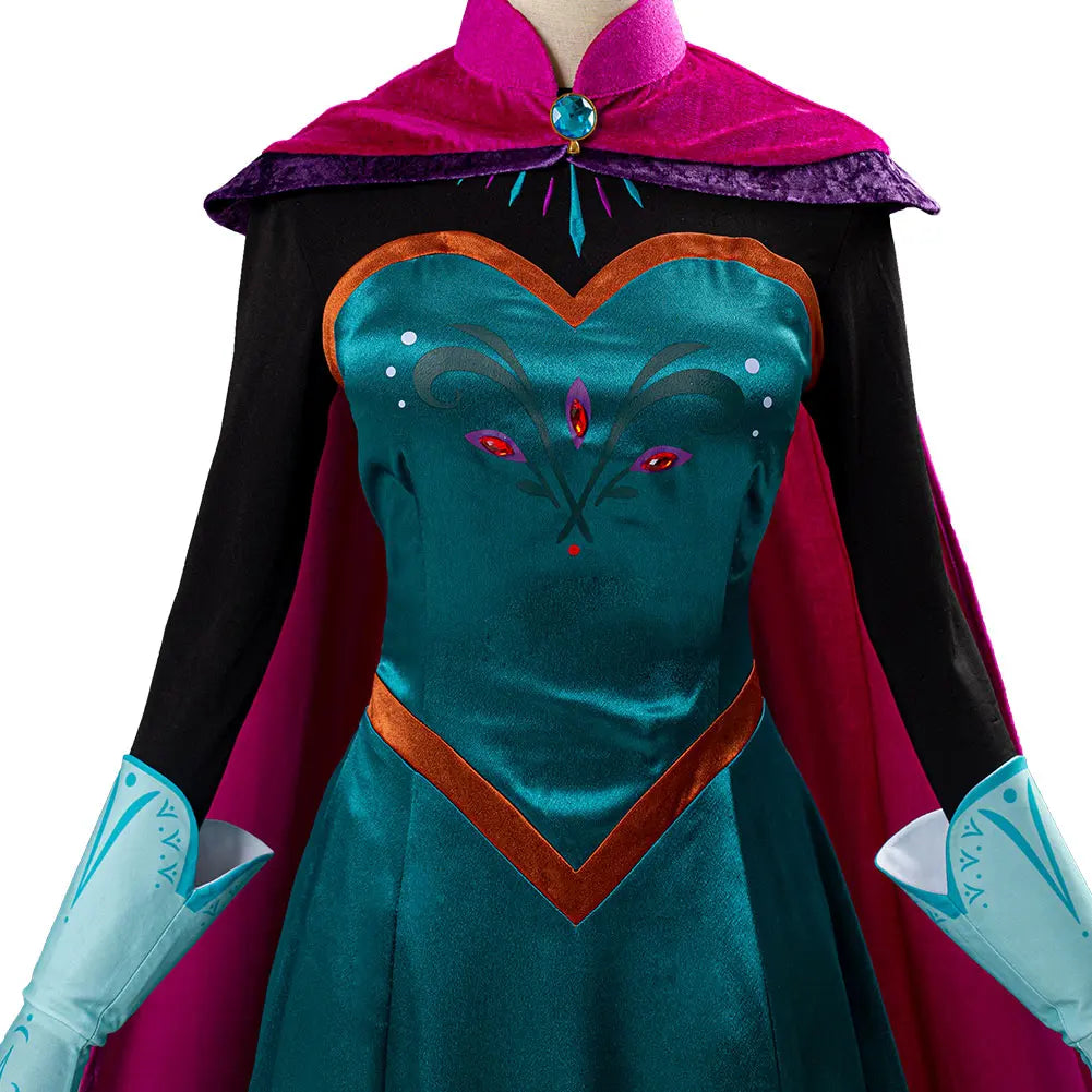 Movie Elsa Queen Costume Cosplay Costume Adult Women Dress Outfits Halloween Carnival Costume Custom Made