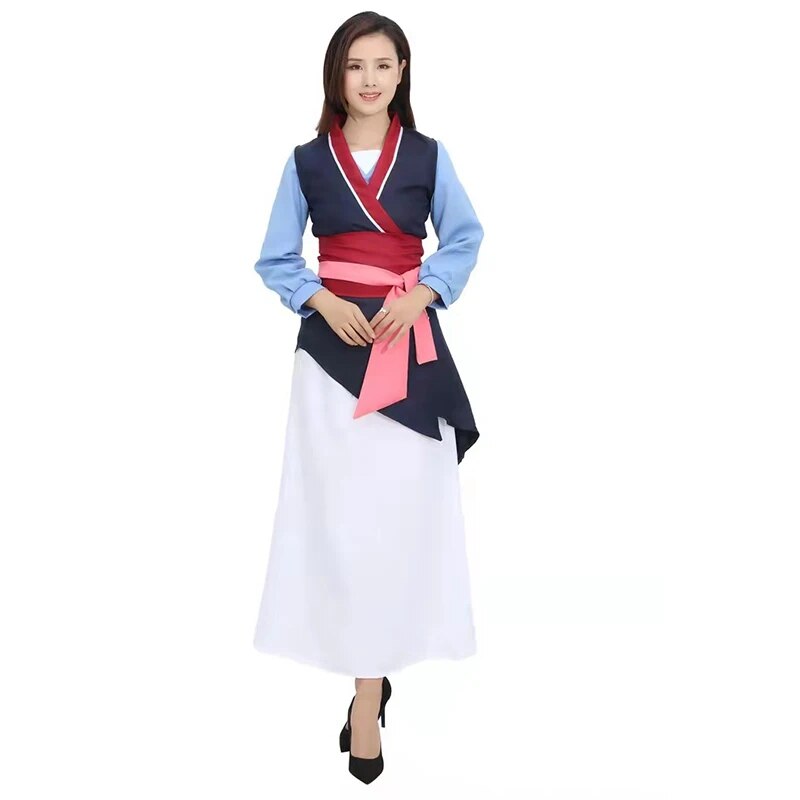 Mulan Cosplay Dress For Ladies Mushu Dragon Cosplay Costume Women Men Halloween Stage Cos Carnival Costumes For Adults