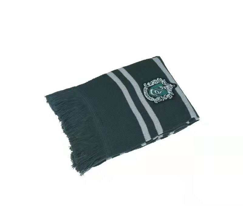 Scarf Warm Thick Slytherin Hogwarts College Badge Ravenclaw Hermione Gryffindor Tassel Scarf Accessories Gifts