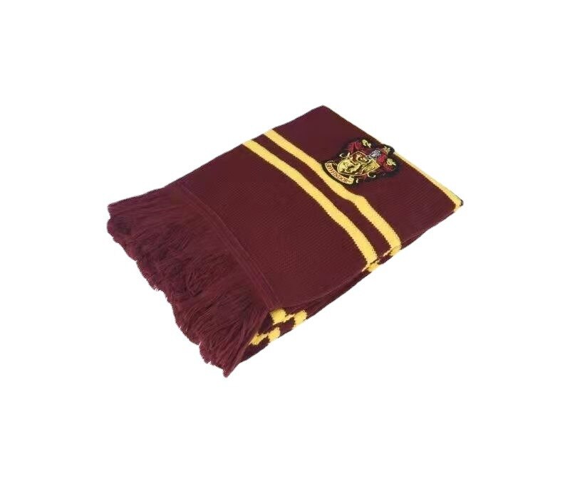 Scarf Warm Thick Slytherin Hogwarts College Badge Ravenclaw Hermione Gryffindor Tassel Scarf Accessories Gifts