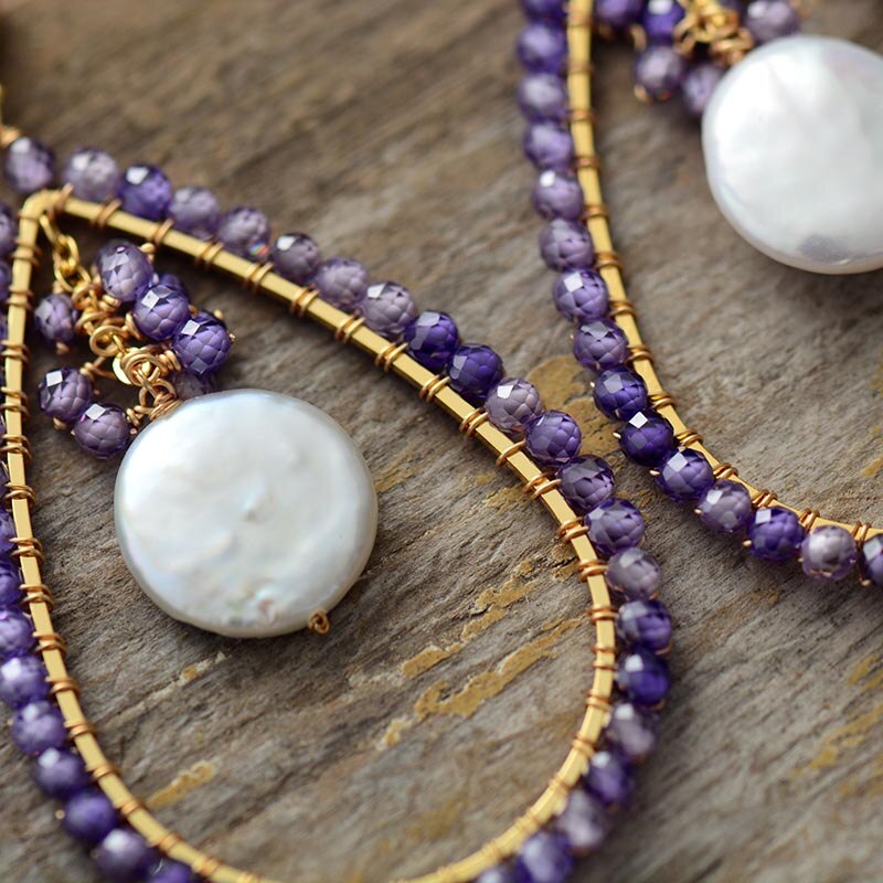 Hyperbole Teardrop Earrings Bold Fashion Amazonite Stones Pearl Stud Earring Teengirls TOP Jewelry Bijoux