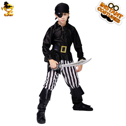 Costume de pirate pour garçon pour Halloween, cosplay, spectacle sur scène et fête