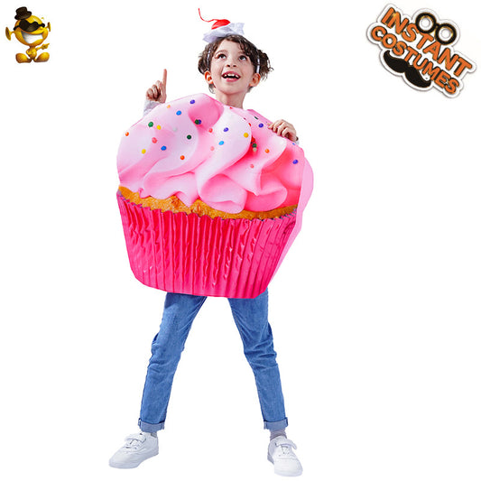 halloween kids ice cream cupcake costume cosplay stage performance outfit