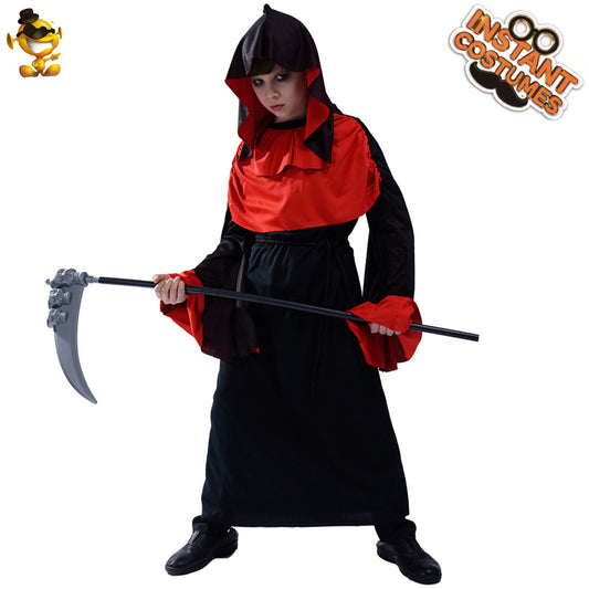boys horror ghost costume cosplay halloween stage performance outfit