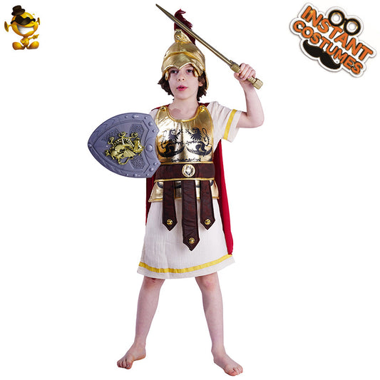 Halloween cosplay costume for boys warrior general outfit