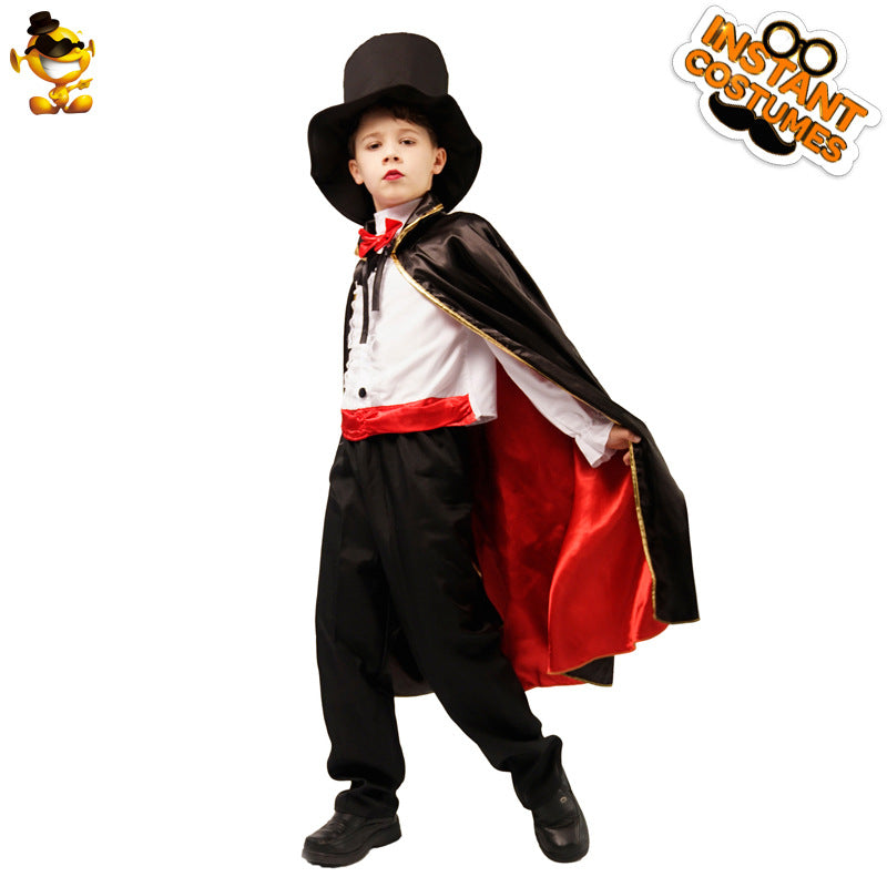 Halloween cosplay costume vampire prince outfit for masquerade party and stage performance