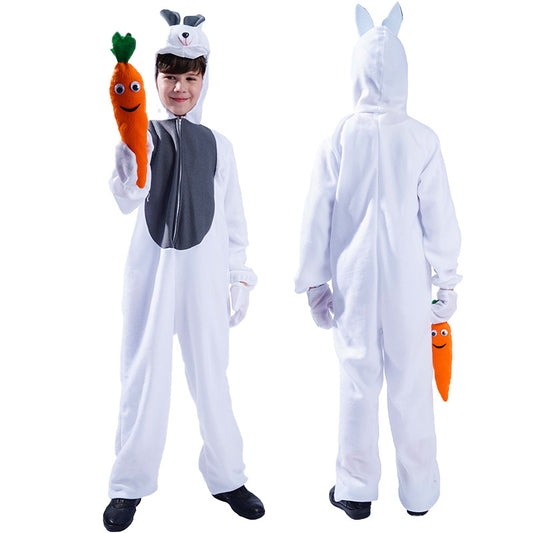 kids bunny costume halloween cosplay party performance stage show outfit