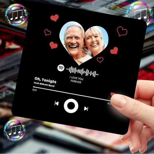 Customized music fridge magnets with photos and songs img 0