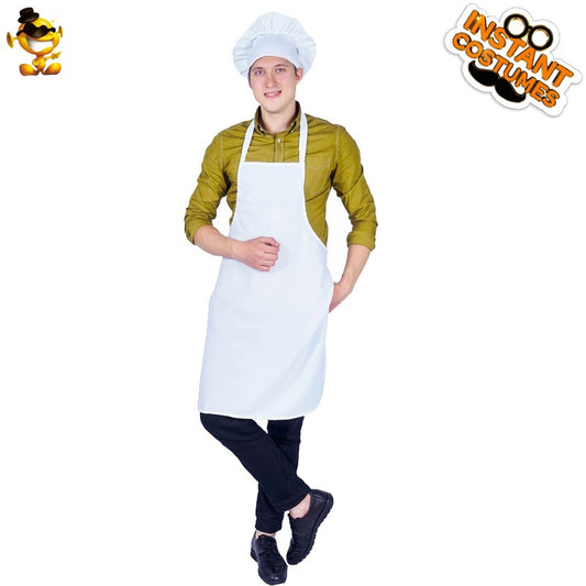 Adult funny chef costume for Halloween party cosplay stage performance