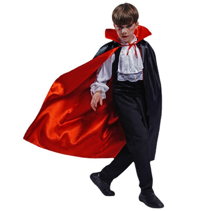 boys vampire cosplay costume for halloween party and stage performance