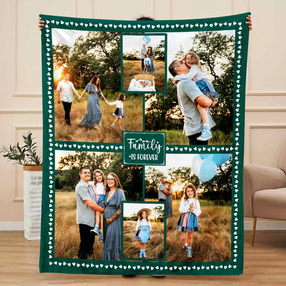 Custom Personalized Photo Blanket Family Collage Blanket img 3