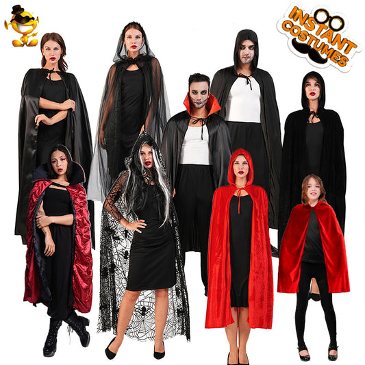 Halloween vampire cape gothic costume for cosplay stage performance and party