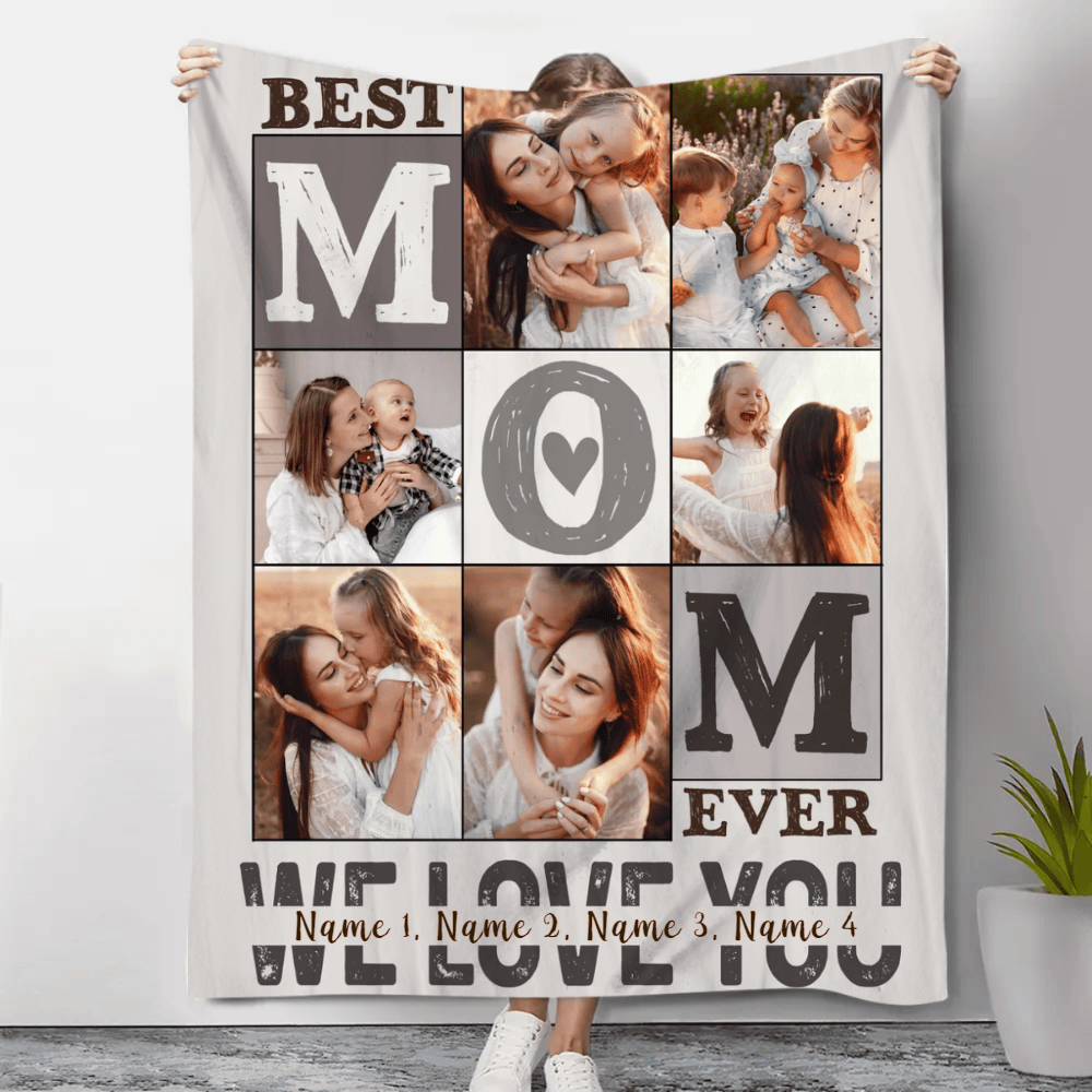 Best Mom Ever We Love You Blanket for Mom Mothers Day Gift img 4