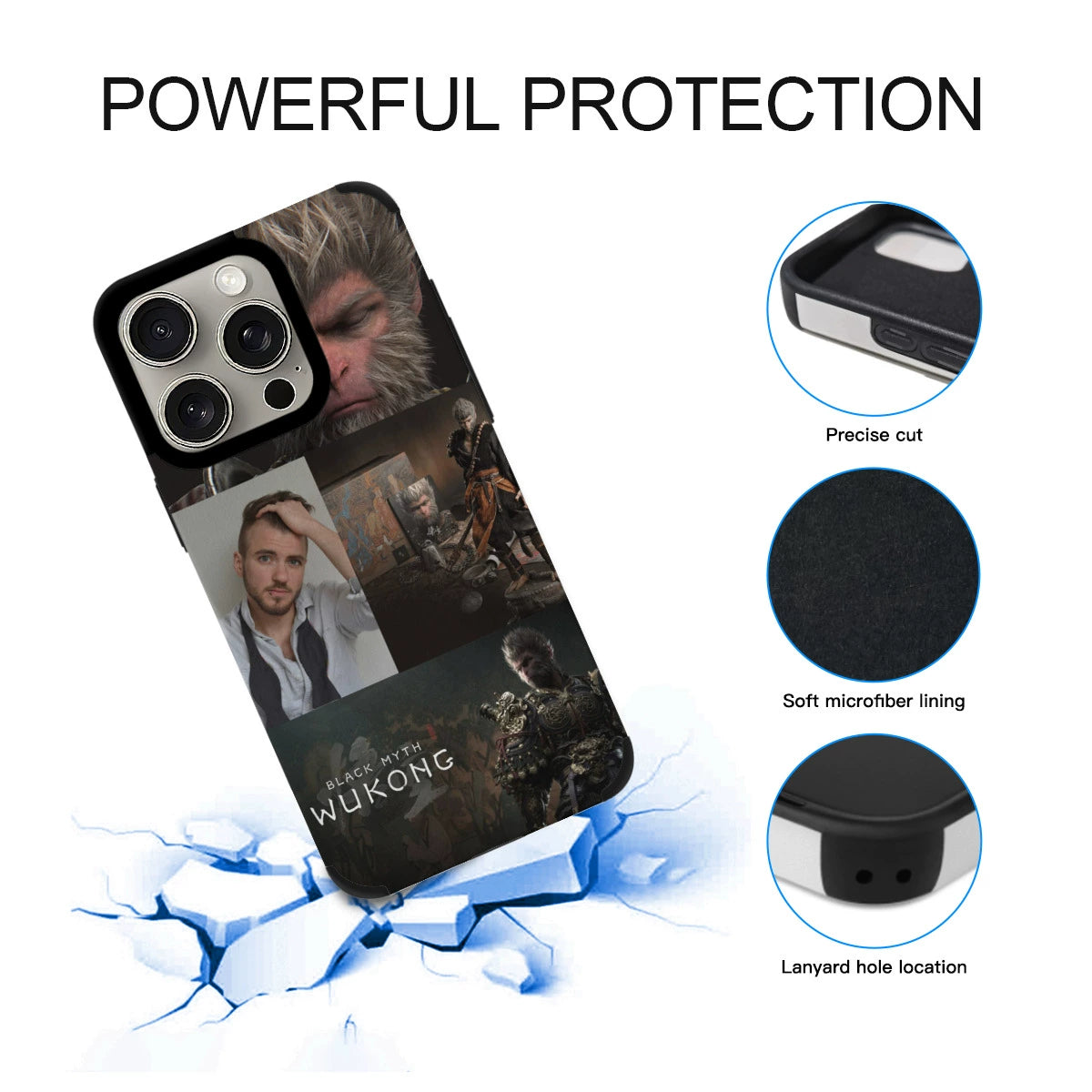 Black Myth Goku Phone Case Custon Photo Fashion Phone Case img 5