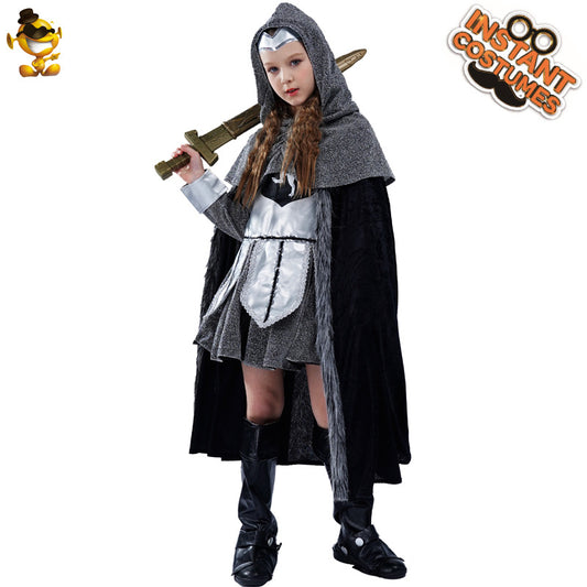 girls knight costume for stage performance halloween cosplay party