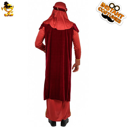 arabian elder costume for men halloween cosplay stage performance outfit