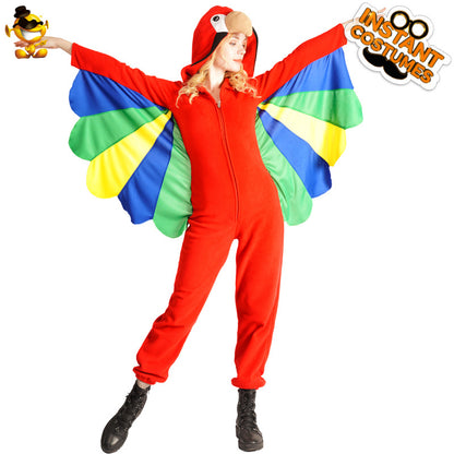 Halloween adult women funny parrot costume animal jumpsuit cosplay stage performance outfit