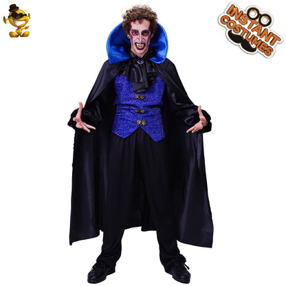 men's halloween vampire costume scary gothic cosplay outfit for parties